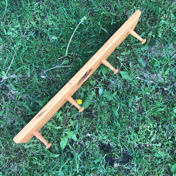 COAT RACK Hanger, Wood, TOWEL RACK - Picture 3 of 5